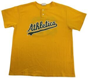 Vintage 90s Oakland Athletics Jersey MLB Baseball Men's XXL #32 Button Up Shirt